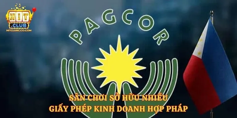 Sân chơi sở hữu nhiều giấy phép kinh doanh hợp pháp