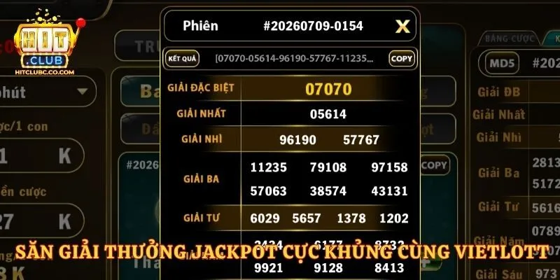 Săn giải thưởng jackpot cực khủng cùng vietlott